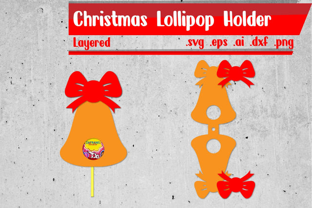 Christmas Lollipop Holders | Lollipop Holders Layered SVG zafrans studio 