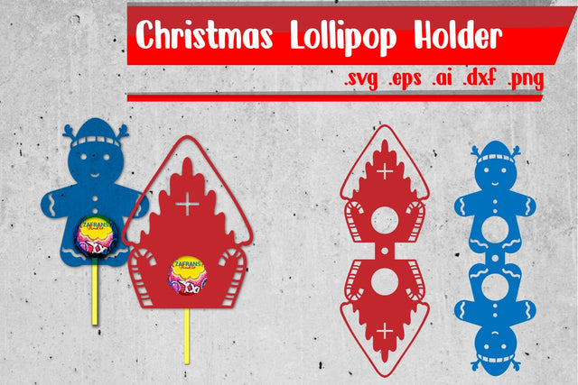 Christmas Lollipop Holders | Lollipop Holders Papercut 3D Paper zafrans studio 