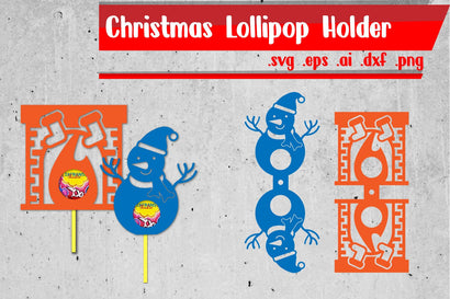 Christmas Lollipop Holders | Lollipop Holders Papercut SVG zafrans studio 