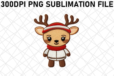 Christmas Magic 3D Embroidered Sublimation Art Sublimation afrosvg 