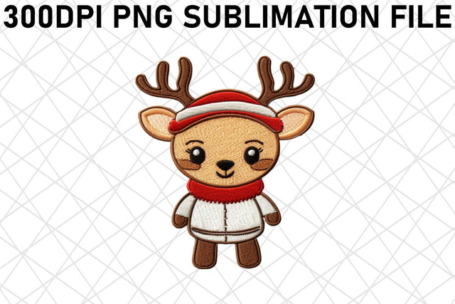Christmas Magic 3D Embroidered Sublimation Art Sublimation afrosvg 