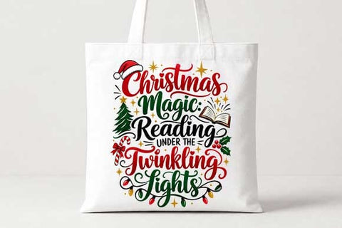 Christmas Magic Reading PNG SVG BillahCrafts 