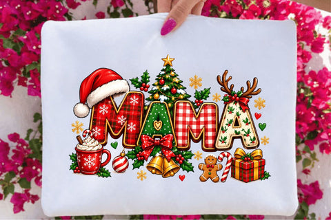 Christmas Mama PNG Clipart Sublimation Sublimation SVGArt 