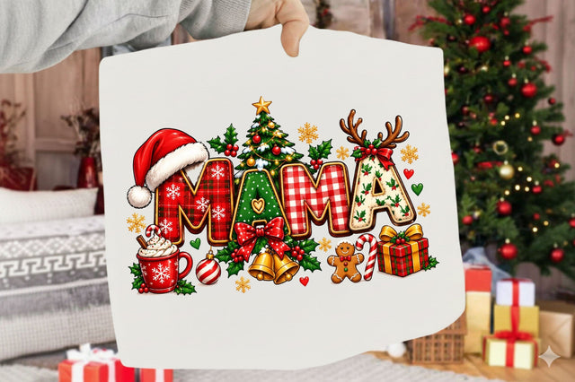 Christmas Mama PNG Clipart Sublimation Sublimation SVGArt 