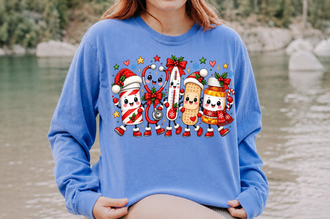 Christmas Medical Nurse PNG Sublimation nirmal108roy 