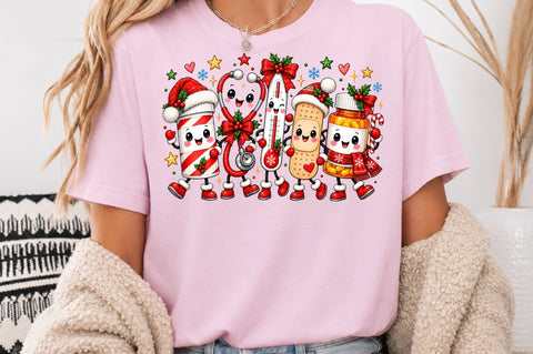 Christmas Medical Nurse PNG Sublimation nirmal108roy 