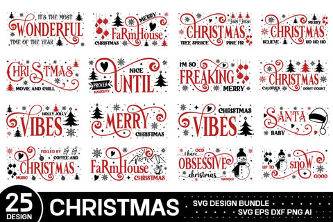 Christmas Mega Svg Bundle | 85 Designs SVG designmaster24 