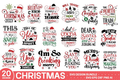 Christmas Mega Svg Bundle | 85 Designs SVG designmaster24 