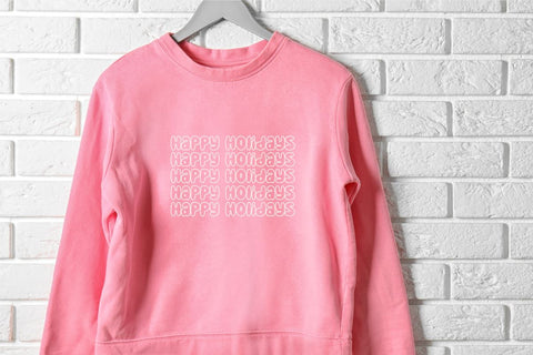 Christmas Miracle - Cute Bubble Font Font Masyafi Studio 