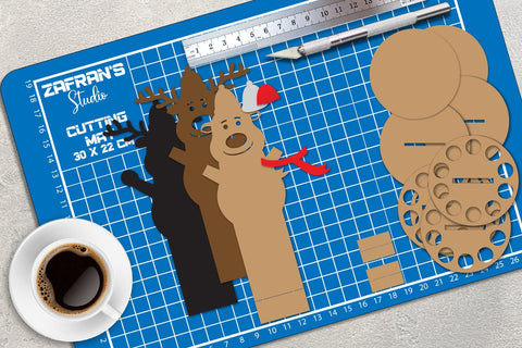 Christmas Money Cake | Deer Money Cake 3D Paper zafrans studio 