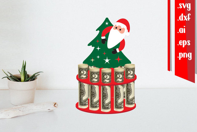 Christmas Money Cake | Santa Claus Money Cake 3D Paper zafrans studio 