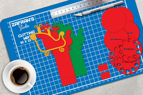 Christmas Money Cake | Sleight Money Holder 3D Paper zafrans studio 