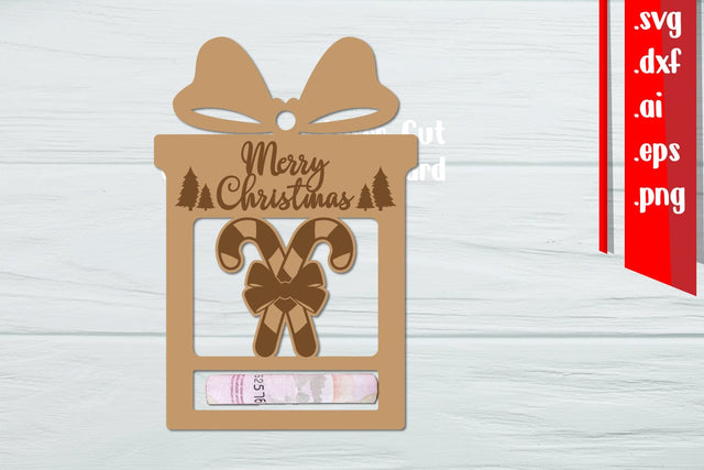 Christmas Money Card, Christmas Money Holder SVG zafrans studio 