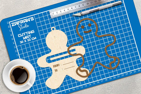 Christmas Money Card Laser cut, Gingerbread Money Card Laser cut SVG zafrans studio 