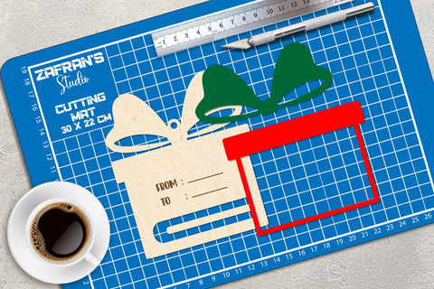 Christmas Money Card Lasercut, Gift Money Card Lasercut SVG zafrans studio 