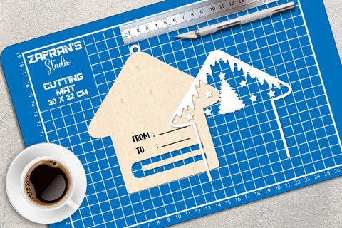 Christmas Money Card Lasercut, Gingerbread Money Card Lasercut SVG zafrans studio 