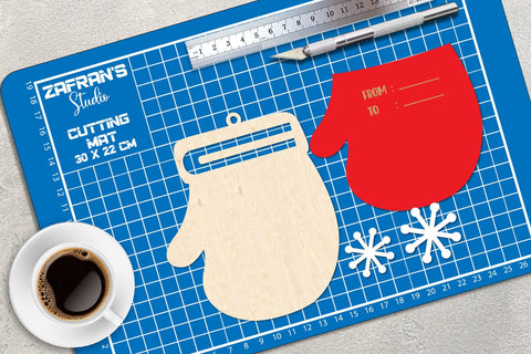 Christmas Money Card Lasercut, Winter Money Card Lasercut SVG zafrans studio 