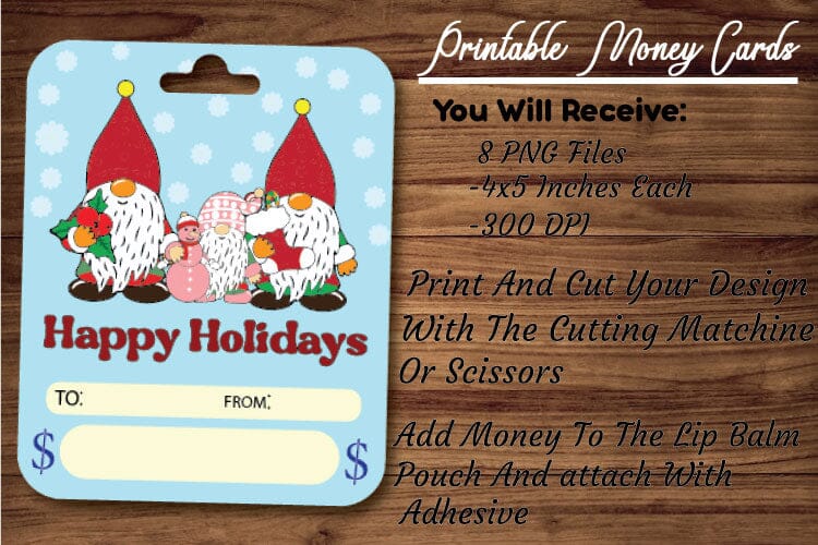 Christmas Money Cards Printable Christmas Money Card Png - So Fontsy