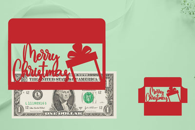 Christmas Money Envelope Papercut, Christmas Money Holder, Christmas Papercut SVG zafrans studio 