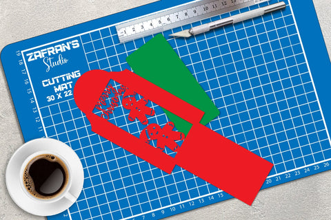 Christmas Money Envelope Papercut | Ginggerbread SVG zafrans studio 