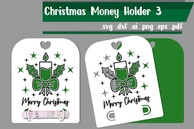 Christmas Money Holder 3 SVG zafrans studio 