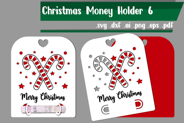 Christmas Money Holder 6 3D Paper zafrans studio 