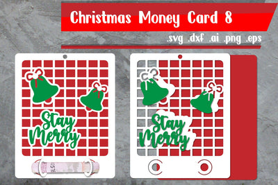 Christmas Money Holder | Christmas Money Card 3D Paper zafrans studio 