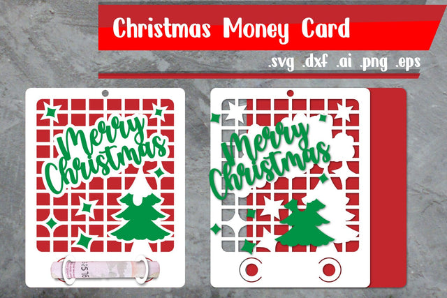 Christmas Money Holder | Christmas Money Card 3D Paper zafrans studio 