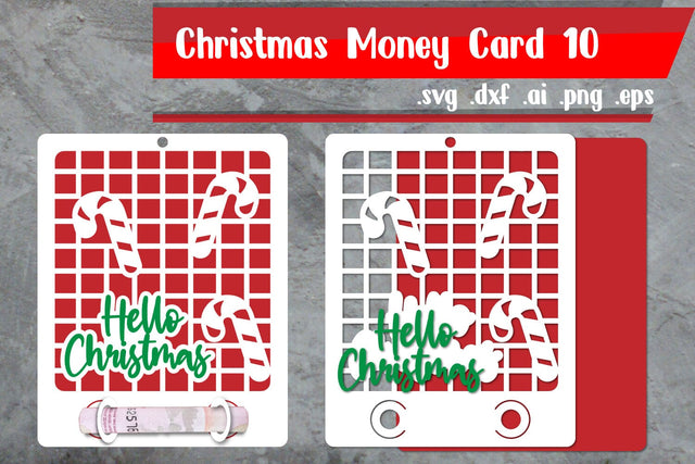 Christmas Money Holder | Christmas Money Card 3D Paper zafrans studio 