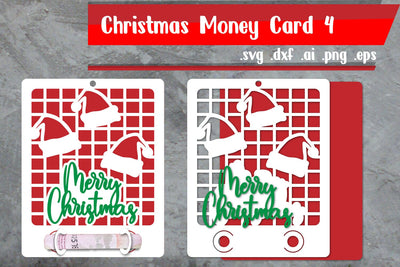 Christmas Money Holder | Christmas Money Card SVG zafrans studio 