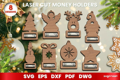 Christmas Money Holder SVG Bundle SVG SvgOcean 