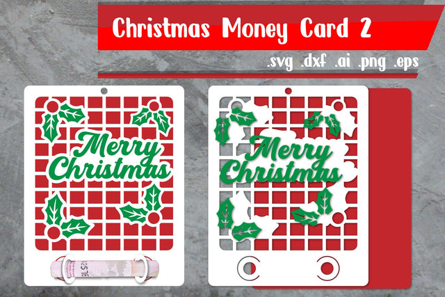Christmas Money Holder|Christmas Money Card 3D Paper zafrans studio 