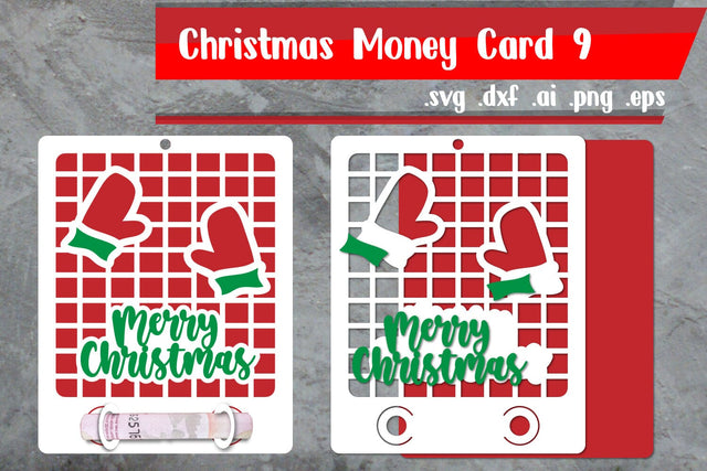 Christmas Money Holder|Christmas Money Card 3D Paper zafrans studio 