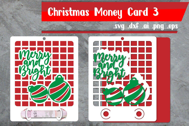 Christmas Money Holder|Christmas Money Card 3D Paper zafrans studio 