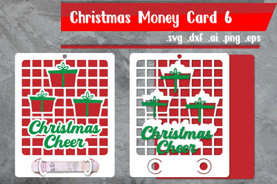 Christmas Money Holder|Christmas Money Card SVG zafrans studio 