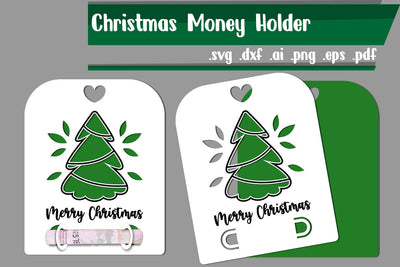 Christmas Money Holder|Christmas Money Card SVG zafrans studio 