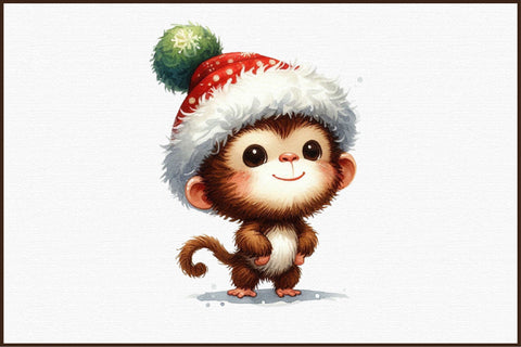 Christmas Monkey Sublimation Bundle Sublimation designartist 