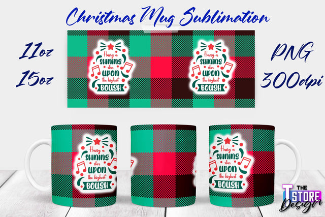 Christmas Mug | Christmas Quotes | 11 oz 15 oz Sublimation | PNG Design | Holiday Design Sublimation The T Store Design 