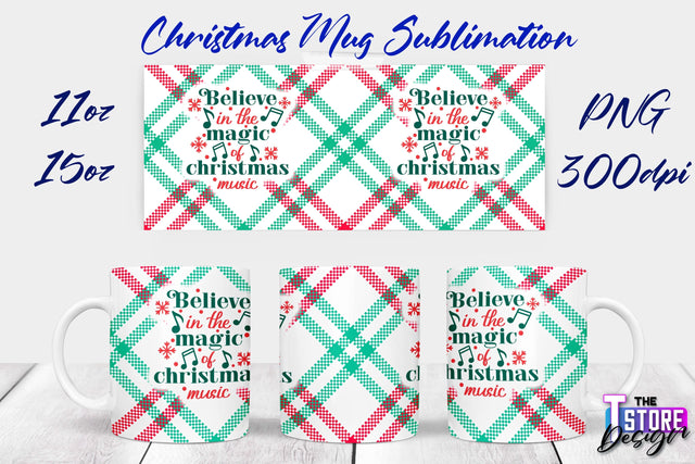 Christmas Mug | Christmas Quotes | 11 oz 15 oz Sublimation | PNG Design | Holiday Design Sublimation The T Store Design 