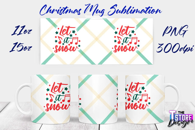 Christmas Mug | Christmas Quotes | 11 oz 15 oz Sublimation | PNG Design | Holiday Design Sublimation The T Store Design 
