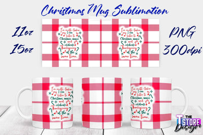Christmas Mug | Christmas Quotes | 11 oz 15 oz Sublimation | PNG Design | Holiday Design Sublimation The T Store Design 