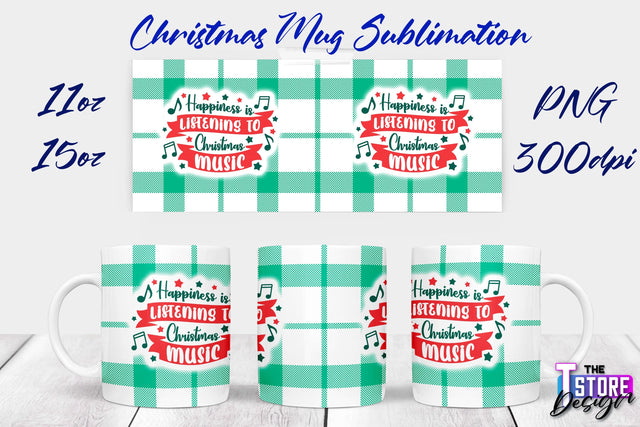 Christmas Mug | Christmas Quotes | 11 oz 15 oz Sublimation | PNG Design | Holiday Design Sublimation The T Store Design 