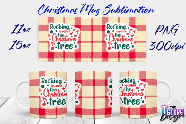 Christmas Mug | Christmas Quotes | 11 oz 15 oz Sublimation | PNG Design | Holiday Design Sublimation The T Store Design 