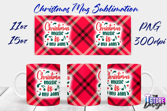 Christmas Mug | Christmas Quotes | 11 oz 15 oz Sublimation | PNG Design | Holiday Design Sublimation The T Store Design 