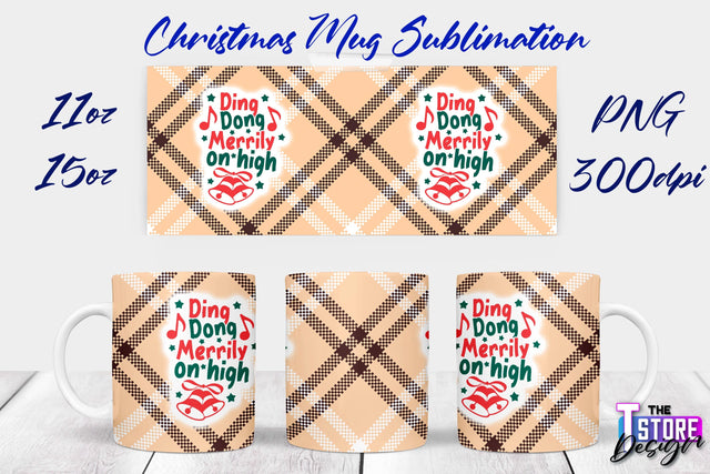 Christmas Mug | Christmas Quotes | 11 oz 15 oz Sublimation | PNG Design | Holiday Design Sublimation The T Store Design 