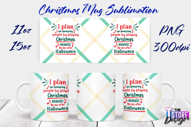 Christmas Mug | Christmas Quotes | 11 oz 15 oz Sublimation | PNG Design | Holiday Design Sublimation The T Store Design 