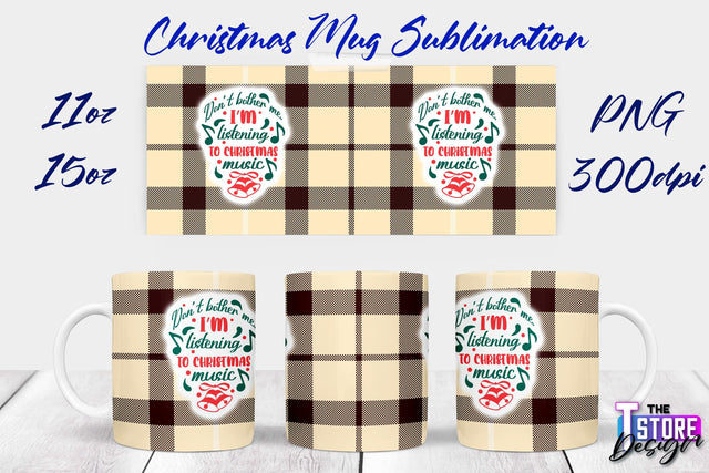 Christmas Mug | Christmas Quotes | 11 oz 15 oz Sublimation | PNG Design | Holiday Design Sublimation The T Store Design 