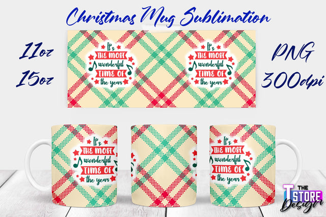 Christmas Mug | Christmas Quotes | 11 oz 15 oz Sublimation | PNG Design | Holiday Design Sublimation The T Store Design 