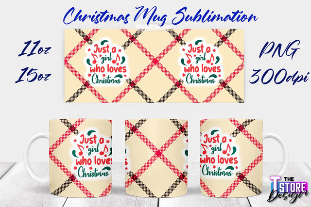 Christmas Mug | Christmas Quotes | 11 oz 15 oz Sublimation | PNG Design | Holiday Design Sublimation The T Store Design 