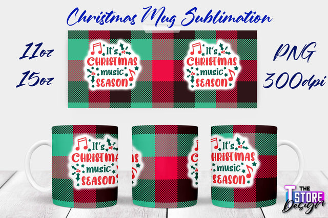 Christmas Mug | Christmas Quotes | 11 oz 15 oz Sublimation | PNG Design | Holiday Design Sublimation The T Store Design 